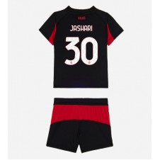 AC Milan Ardon Jashari #30 Hemmaställ Barn 2025-26 Korta ärmar (+ Korta byxor)